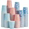 SIUQ 300 Pack Paper Cups 8 oz Disposable Coffee Cups Paper Coffee Cups 8 oz Colourful HotCold Beverage Drinking Cup for Water Juice or Tea Office Party Home Travel Daisy