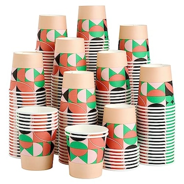 Turbo Bee 300 Pack 4oz Paper Cups HotCold Beverage Drinking Cup Small Paper Espresso Cups for Party Picnic Travel and Events