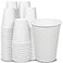 Ginkgo 200 Count 12 oz Disposable Coffee Cups Leak Proof Paper Cups Thickened Paper White Hot Coffee Cups