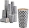 Lamosi Coffee Cups 16 oz 180 Pack Disposable Coffee Cups Disposable Cup16 oz Hot Cup Paper Insulated Cup for Cold Hot Drinks No Lids
