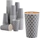 Lamosi Coffee Cups 16 oz 180 Pack Disposable Coffee Cups Disposable Cup16 oz Hot Cup Paper Insulated Cup for Cold Hot Drinks No Lids