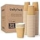 DAILYPACK 500 Pack 12 oz Coffee Cups Insulated Ripple Wall Hot Coffee Cups for Home Office Hotel Meetings Parties