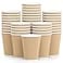 Luckypack Hot Paper Cups 150 Pack Coffee Cups Paper Coffee Cup 12 oz Disposable Insulated Corrugated Sleeve Ripple Wall Hot Beverage Cups Suitable for Drink Party and Any Occasions Kraft