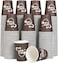 Clawsoff 300 Count 12 oz Paper Coffee Cups Disposable Drinking Cups for Hot or Cold Beverage 12 ounce Brown Coffee Cups for Party Business Travel Picnic