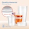 Fit Meal Prep 40 Pack 8 oz Deli Containers with Lids US Made Leakproof Quart Containers with Lids Clear Plastic Food Storage Container with Lid Microwave Freezer Safe Meal Prep Container