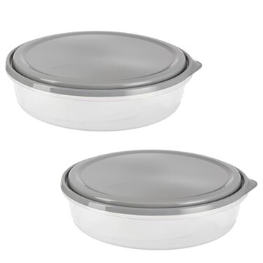 GoodCook EveryWare Extra Large 12 inch Round Container 2 pack BPA Free