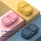 ICEROYCE 3 Pack Reusable Silicone Snack Containers with Lids 2 Compartment Leakproof Food Storage Containers BPAFree Portable Snack Boxes for Lunch School Adults
