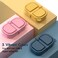 ICEROYCE 3 Pack Reusable Silicone Snack Containers with Lids 2 Compartment Leakproof Food Storage Containers BPAFree Portable Snack Boxes for Lunch School Adults