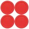 Pyrex 7201PC 4Cup Red Food Storage Replacement Lids 4Pack Perfect for Meal Prep Organization Food Storage and so Much More Made in USA