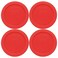 Pyrex 7201PC 4Cup Red Food Storage Replacement Lids 4Pack Perfect for Meal Prep Organization Food Storage and so Much More Made in USA