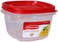 Rubbermaid 7J60 Easy Find Lid Square 2Cup Food Storage Pack of 8 Containers