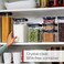 Rubbermaid Brilliance 14Piece Food Storage Container Set with Scoops Airtight BPAFree for Kitchen and Pantry Organization