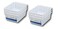 Mainstay Basic Square Mini Bin Storage Trays White 6pk by