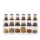 Cello Checkers Plastic PET Canister Set 18 Pieces Clear