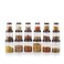 Cello Checkers Plastic PET Canister Set 18 Pieces Clear