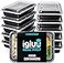 Igluu Meal Prep Containers Reusable 10 Pack Food Containers with Lids Stackable Microwave Freezer Dishwasher Safe 28oz 1 Compartment BPAFree