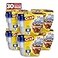 Glad Ware Medium Rectangle Food Storage Containers with Lids BPA Free Plastic for Soups Salads and Meal Prep Airtight Leak Resistant Microwave Dishwasher Freezer Safe 24 Oz 5 Count 6 Pack