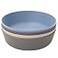 WeeSprout Bamboo Kids Bowls Set of Four 15 oz KidSized Dinnerware Cereal Leftovers Snack Bowl Dishwasher Safe Blue Green Gray Beige