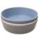 WeeSprout Bamboo Kids Bowls Set of Four 15 oz KidSized Dinnerware Cereal Leftovers Snack Bowl Dishwasher Safe Blue Green Gray Beige