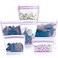 Xomoo Reusable food container silicone bag Upgrade second generation 6 Pcs Containers Storage 100 Silicone Reusable Food Bag Stand Up Preservation Bag Rounded interior for easy cleaning