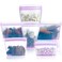 Xomoo Reusable food container silicone bag Upgrade second generation 6 Pcs Containers Storage 100 Silicone Reusable Food Bag Stand Up Preservation Bag Rounded interior for easy cleaning