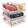 MANO Mano Fridge Drawer Pull Out Stackable Bins with Handle Clear Refrigerator Drawers Organizer Food Storage Container Box with Dividers Plastic Produce Saver for Pantry Cabinet Kitchen Clothes4Pack