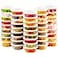 AOZITA 36 Sets 8 oz Plastic Deli Containers with Lids Airtight Food Storage Containers FreezerDishwasherMicrowave Safe Soup Containers For Takeout Meal Prep Storage