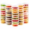 AOZITA 36 Sets 8 oz Plastic Deli Containers with Lids Airtight Food Storage Containers FreezerDishwasherMicrowave Safe Soup Containers For Takeout Meal Prep Storage
