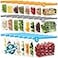 IDEATECH Dishwasher Safe Reusable Storage Bags Stand Up BPA Free Reusable Sandwich Bags Leakproof Gallon Freezer Bags for Marinate Meats Salad Fruit Multicolor 8 Large 8 Sandwich 8 Snack Bags