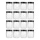 novelinks 8 oz Clear Plastic Jars with Airtight Lids 16 Pack Plastic Mason Jars with Lids 8oz Refillable Storage Slime Containers Small Spice Jar for Kitchen Organization 16 PackBlack