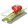 iDesign Crisp Produce Plastic Refrigerator and Modular Stacking Pantry Bin with Lid and Removable Inner Basket Perfect for Washing Vegetables Fruit Lettuce BPA Free 1572 x 632 x 376