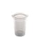 Zip Top Reusable Food Storage Bags Medium Cup Gray Silicone Meal Prep Container Microwave Dishwasher and Freezer Safe Made in the USA