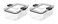 Prepara Latchlok 525 Cup Tritan Food Storage Container Set of 2 Clear