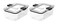 Prepara Latchlok 525 Cup Tritan Food Storage Container Set of 2 Clear