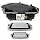 Drip EZ Collapsible BBQ Prep Tubs 3Piece Set For Meal Prep Marinating Food Storage Includes Cutting Board Lid 1 JR 1 OG 1 XL Black