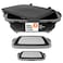 Drip EZ Collapsible BBQ Prep Tubs 3Piece Set For Meal Prep Marinating Food Storage Includes Cutting Board Lid 1 JR 1 OG 1 XL Black