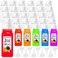 Haawooky 30 Pcs 2oz Small Plastic Shot Bottles with White CapsReusable Clear Juice BottlesEmpty Plastic Containers with 10 Funnels for Ginger ShotsLiquidsBeverages
