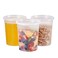 FULING 32oz Plastic Deli Containers 240 Sets Leakproof Stackable BPA Free Microwavable Freezer Safe