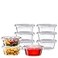 Pantry Value 325 oz Jello Shot Cups with Lids 200 Count Clear Disposable Plastic Portion Containers Condiment Cups for Sauces Dressings Samples Durable Stackable LeakResistant