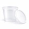 4U'LIFE 4ULIFE 16 oz 12Pack Heavy Duty Translucent Microwavable Plastic Deli Food Storage Containers and Lids Combo Pack