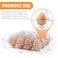 AYAYGD 100 Pack Plastic Egg Cartons Cheap Bulk1 Dozen Clear Empty Egg Cartons for Chicken Eggs 3x4 GridsReusable Egg Carton for Family Chicken Farm Markets Display