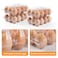 AYAYGD 100 Pack Plastic Egg Cartons Cheap Bulk1 Dozen Clear Empty Egg Cartons for Chicken Eggs 3x4 GridsReusable Egg Carton for Family Chicken Farm Markets Display