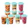 Bentgo Prep 20 Piece 32 fl oz LeakProof Deli Containers with Lids Food Storage for Meal Prep TwistTop Reusable PFAS BPAFree Stackable Microwave Freezer Dishwasher Safe Aqua Splash
