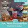Bentgo Prep 20 Piece 32 fl oz LeakProof Deli Containers with Lids Food Storage for Meal Prep TwistTop Reusable PFAS BPAFree Stackable Microwave Freezer Dishwasher Safe Aqua Splash