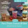 Bentgo Prep 20 Piece 32 fl oz LeakProof Deli Containers with Lids Food Storage for Meal Prep TwistTop Reusable PFAS BPAFree Stackable Microwave Freezer Dishwasher Safe Aqua Splash