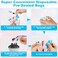 Bettoor 66Pcs Disposable Protein Powder Travel Container Set 2 Styles 60 Disposable Presealed Bags To Go Leakproof Design for Gym Workouts Travel with 6 Storage Pouchs Scoops Hooks