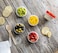 ELEGANT DISPOSABLES 4 Ounce 20 Pack Twist cap Containers Clear Bottom With Red Top Screw on Lids Twist Top Food Storage Freezer Containers