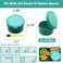 Elykorrne 8 Pack Salad Dressing Container To Go 09oz Small Sauce Containers Plastic Condiment Containers with Lids Reusable Condiment Cup Leakproof for Lunch Bento Box Kids Circular2