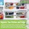 FIT Strong Healthy Meal Prep Containers Glass 1 2 3 Compartments Portion Control Bento Box Adult Glass Lunch Containers with Lids Oven Freezer Safe Bento Box 35 oz Gray 3 Pack