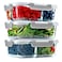 FIT Strong Healthy Meal Prep Containers Glass 1 2 3 Compartments Portion Control Bento Box Adult Glass Lunch Containers with Lids Oven Freezer Safe Bento Box 35 oz Gray 3 Pack